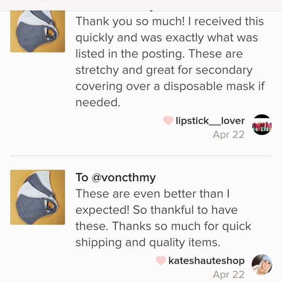 COPY - 4 X Antibacterial Fabric Mask - Picture 6 of 8